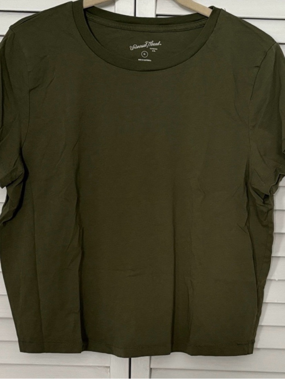 Universal Thread Olive Crewneck Short Sleeve Tee